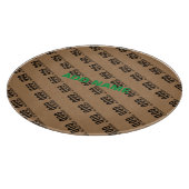 神に捧げカスタマイズ可能な黒カッコいい文字 カッティングボード (角)