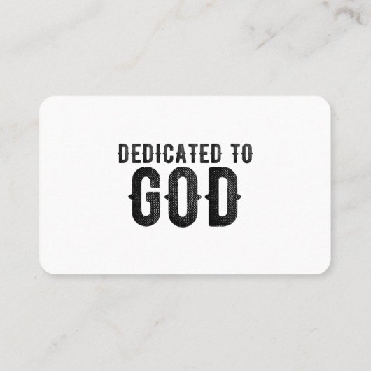 神に捧げカスタマイズ可能な黒カッコいい文字 名刺 (裏面)