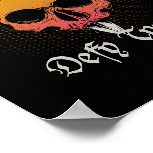 神に服従し暴君を裏切る行為5 29信仰スカル ポスター (角)