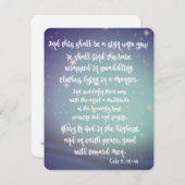 神に栄えを ルカの聖書の詩篇 クリスマス (正面/裏面)