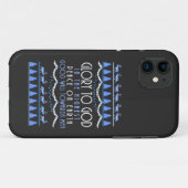 神に栄光あれ いと高きに Case-Mate iPhoneケース (裏面(横))