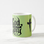 神に栄光のマグがあって下さい コーヒーマグカップ (正面右)
