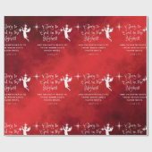 神に栄光を与えよ!クリスマス ラッピングペーパー (フラット)