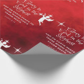 神に栄光を与えよ!クリスマス ラッピングペーパー (角)