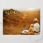 神に栄光を与える 箔シーズンカード (正面)