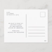 神に栄光を。植物学書宗教クリスマス シーズンポストカード (裏面)