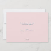 神に栄光を 水彩筆文字 シーズンカード (裏面)