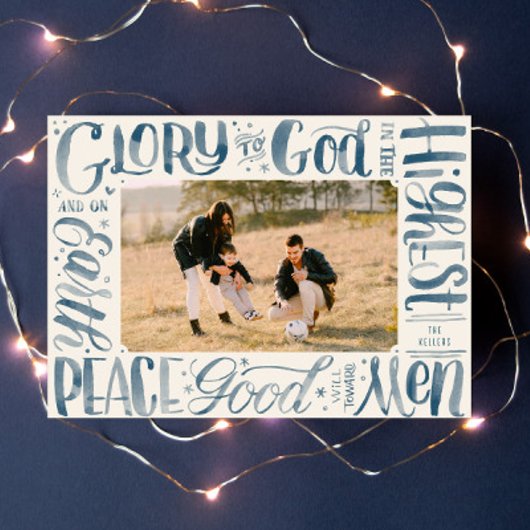 神に栄光を 水彩筆記 シーズンカード