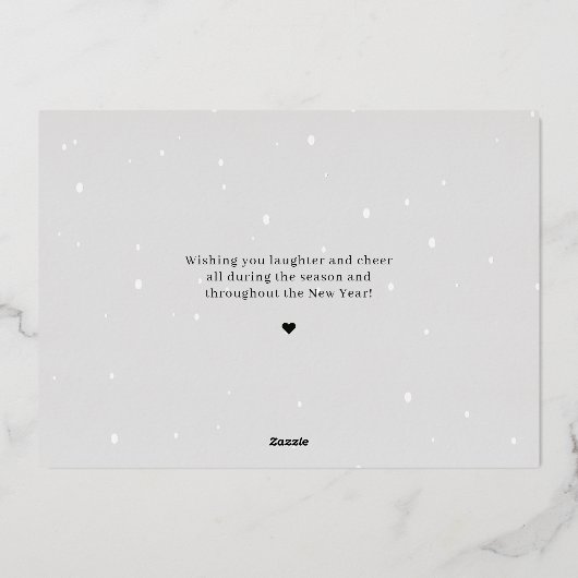 神に栄光を 現実のホイル 宗教的なクリスマスカード 箔シーズンカード (裏面)