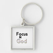 神に焦点を合わせる キーホルダー (正面)