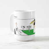 神に用心せよ コーヒーマグカップ (正面左)