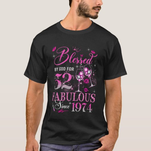 神に祝福された52歳の女王 52 最高の罪 Tシャツ (正面)