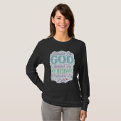 神に祝福され夫に甘やかされる Tシャツ (正面フル)