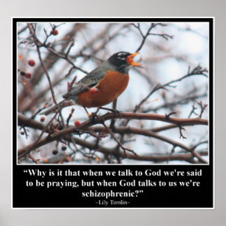 神に話し掛ける ポスター