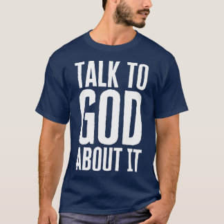 神に話し掛ける Tシャツ