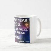 神に近づくデザイン コーヒーマグカップ (正面右)