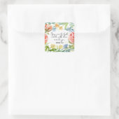 神に近づく |ジェームズ4:8 スクエアシール (バッグ)