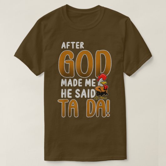神に追われた羊は多田と言った Tシャツ (デザイン正面)