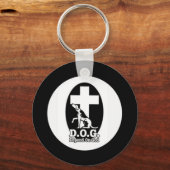 神に頼る キーホルダー (正面)