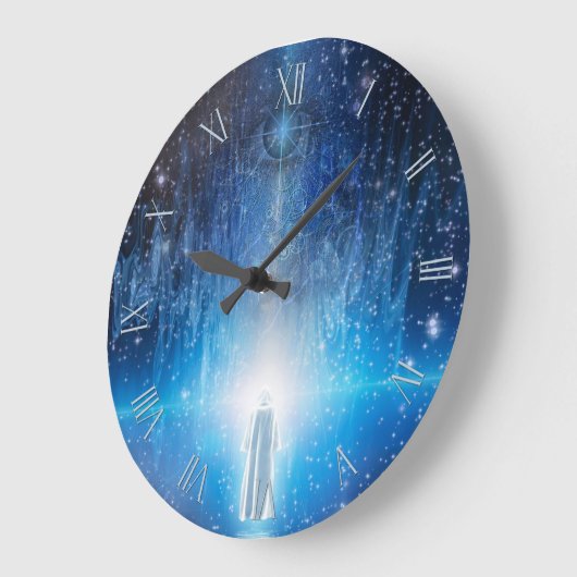 神に ラージ壁時計 (傾斜)