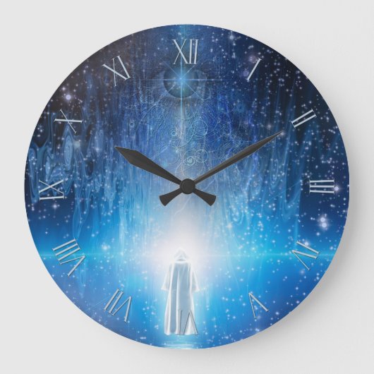 神に ラージ壁時計 (正面)