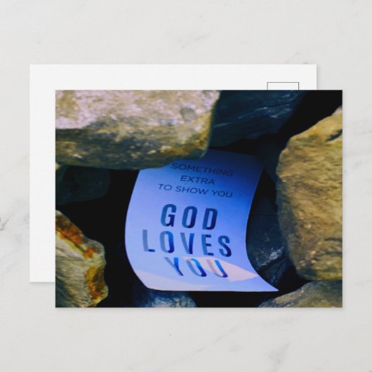 神のあなたへの愛を思い出してください。キリスト教の信仰 ポストカード (正面/裏面)