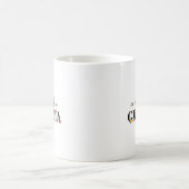 神のおばあちゃん花おばあちゃん幸せな母親ダ コーヒーマグカップ (中央)
