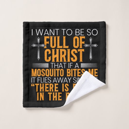 神のおもしろい忠実なキリスト教徒の宗教上の奉仕者 ウォッシュタオル (ウォッシュタオル)