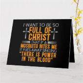 神のおもしろい忠実なキリスト教徒の宗教上の奉仕者 カード (黄色い花)