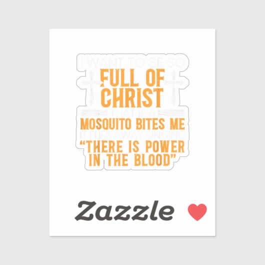 神のおもしろい忠実なキリスト教徒の宗教上の奉仕者 シール (シート)