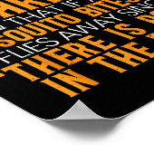 神のおもしろい忠実なキリスト教徒の宗教上の奉仕者 ポスター (角)