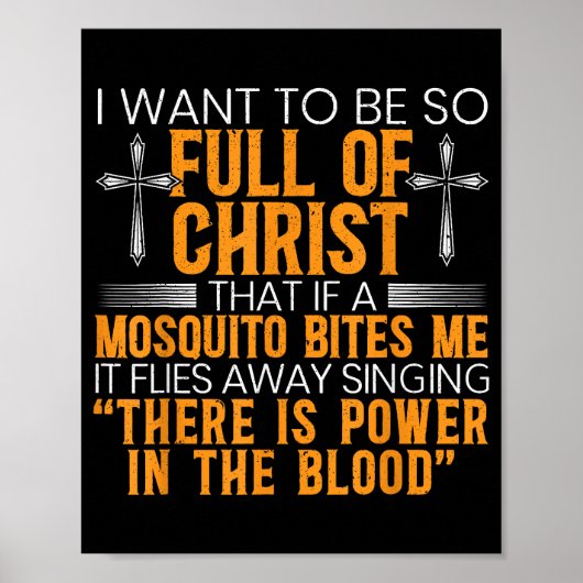 神のおもしろい忠実なキリスト教徒の宗教上の奉仕者 ポスター (正面)