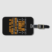 神のおもしろい忠実なキリスト教徒の宗教上の奉仕者 ラゲッジタグ (正面横)