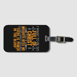 神のおもしろい忠実なキリスト教徒の宗教上の奉仕者 ラゲッジタグ