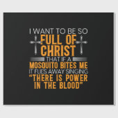 神のおもしろい忠実なキリスト教徒の宗教上の奉仕者 ラッピングペーパー (フラット)