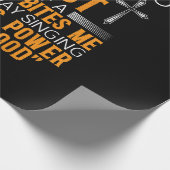 神のおもしろい忠実なキリスト教徒の宗教上の奉仕者 ラッピングペーパー (角)