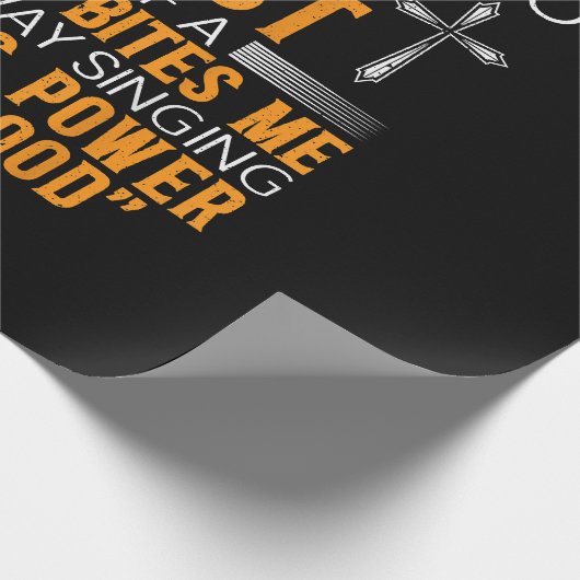 神のおもしろい忠実なキリスト教徒の宗教上の奉仕者 ラッピングペーパー (角)