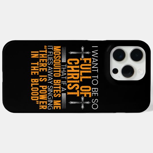 神のおもしろい忠実なキリスト教徒の宗教上の奉仕者 Case-Mate iPhoneケース (裏面 (横))