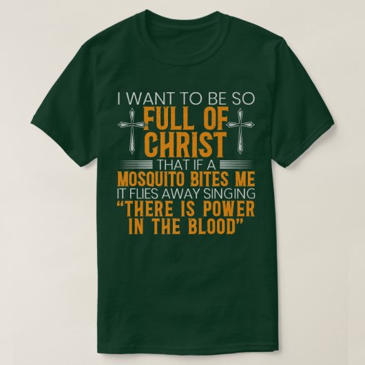 神のおもしろい忠実なキリスト教徒の宗教上の奉仕者 Tシャツ (デザイン正面)