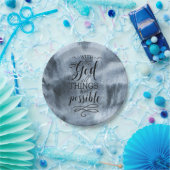 神のお恵みで ペーパープレート (パーティー)