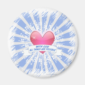 神のお恵みにより、あらゆることが可能に マグネット