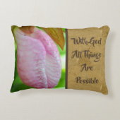 神のお恵み感動的 アクセントクッション (裏面)