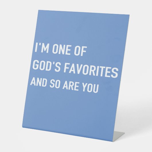 神のお気に入りのサインの一つ 台座サイン (正面)