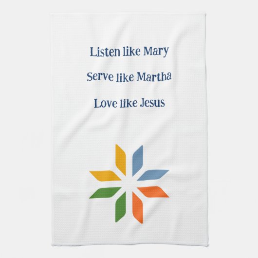 神のお皿タオルのしもべ キッチンタオル (縦)