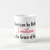 神のお陰で南誕生によるアメリカ人 コーヒーマグカップ (中央)