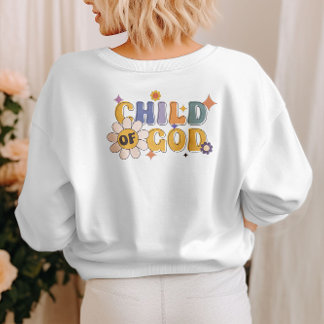 神のかわいいレトロデイジーTシャツ Tシャツ