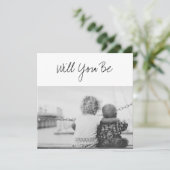 神のご両親になるベビー&兄弟姉妹写真 カード (スタンド正面)