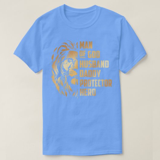 神のご主人の父なる護衛の英雄のご主人 Tシャツ (デザイン正面)