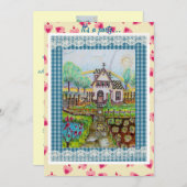 神のご加護をお祈りします 招待状 (正面/裏面)