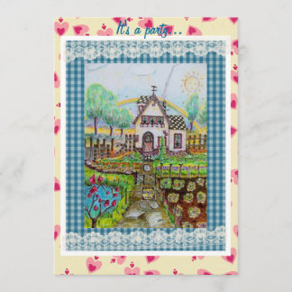 神のご加護をお祈りします 招待状